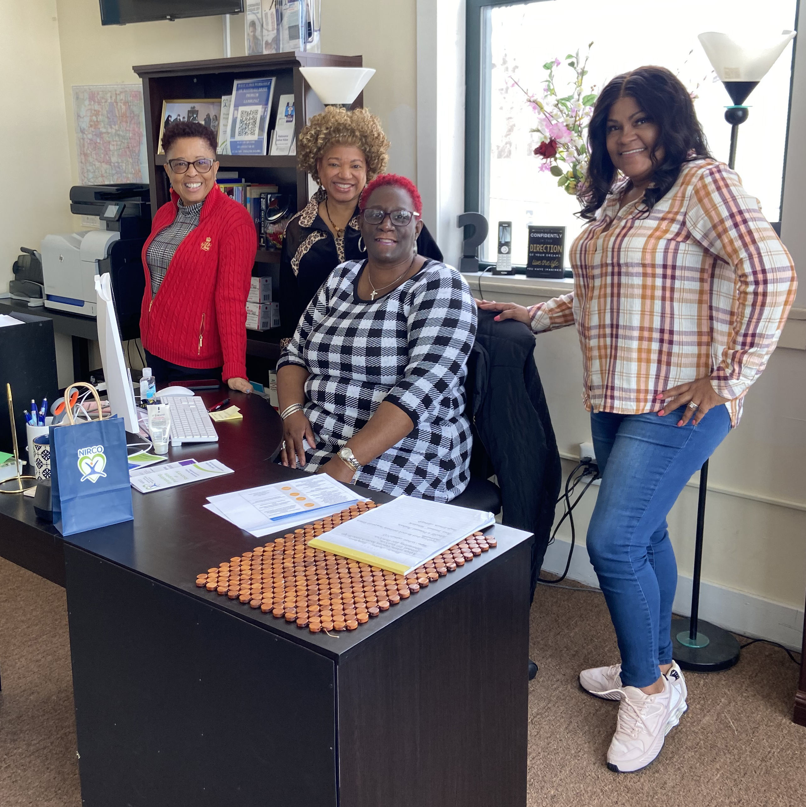 Mary Roberson at office
