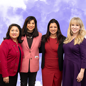 Breaking Barriers panelists standing